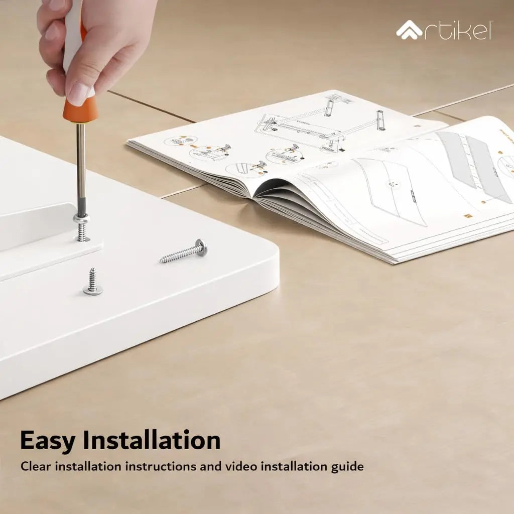 Drogo Electric Height Adjustable Table for Office Work with Keyboard Tray (120x60cm) Drogo India