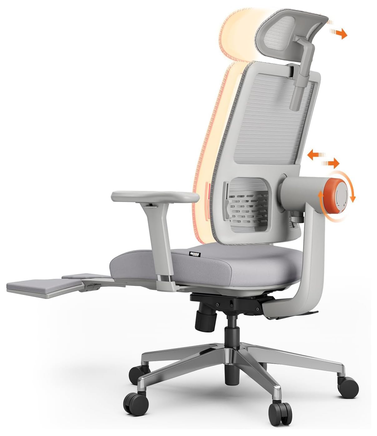 DROGO Bold PosturePro with Laptop Table Ergonomic Office Chair for Work from Home, High Back Computer Chair with Adaptive Lumbar Support