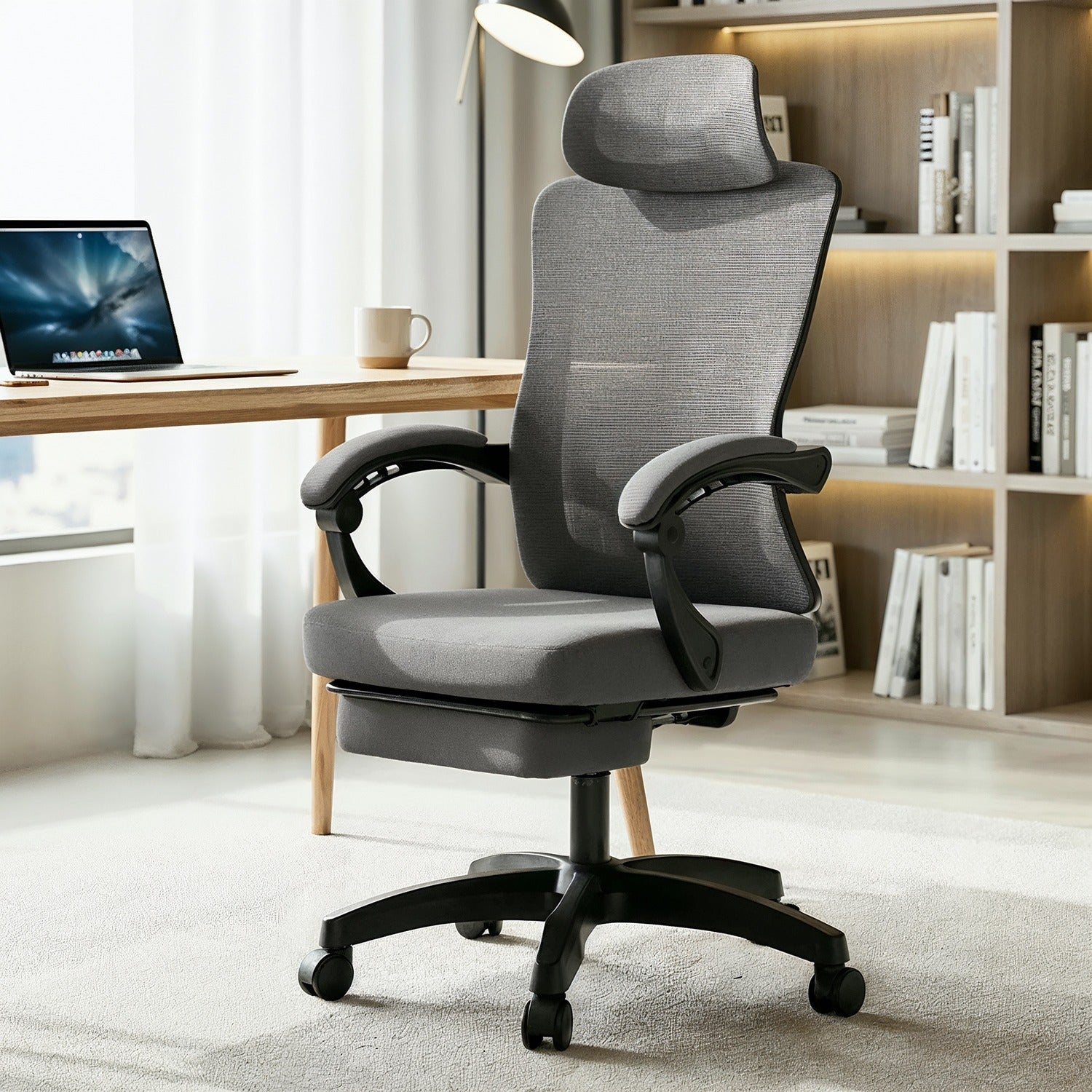 Drogo Flexo Ergonomic Office Chair For Work From Home With Breathable Mesh