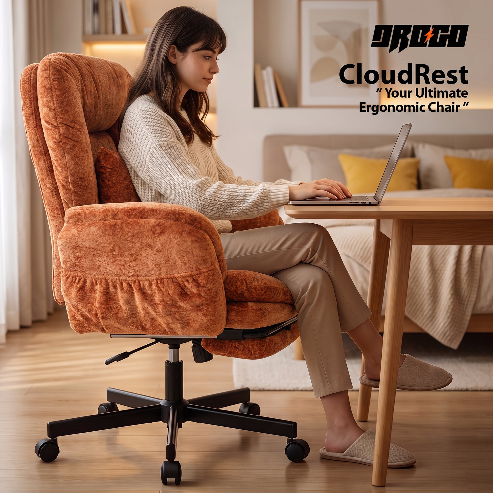 cross legged office chair.