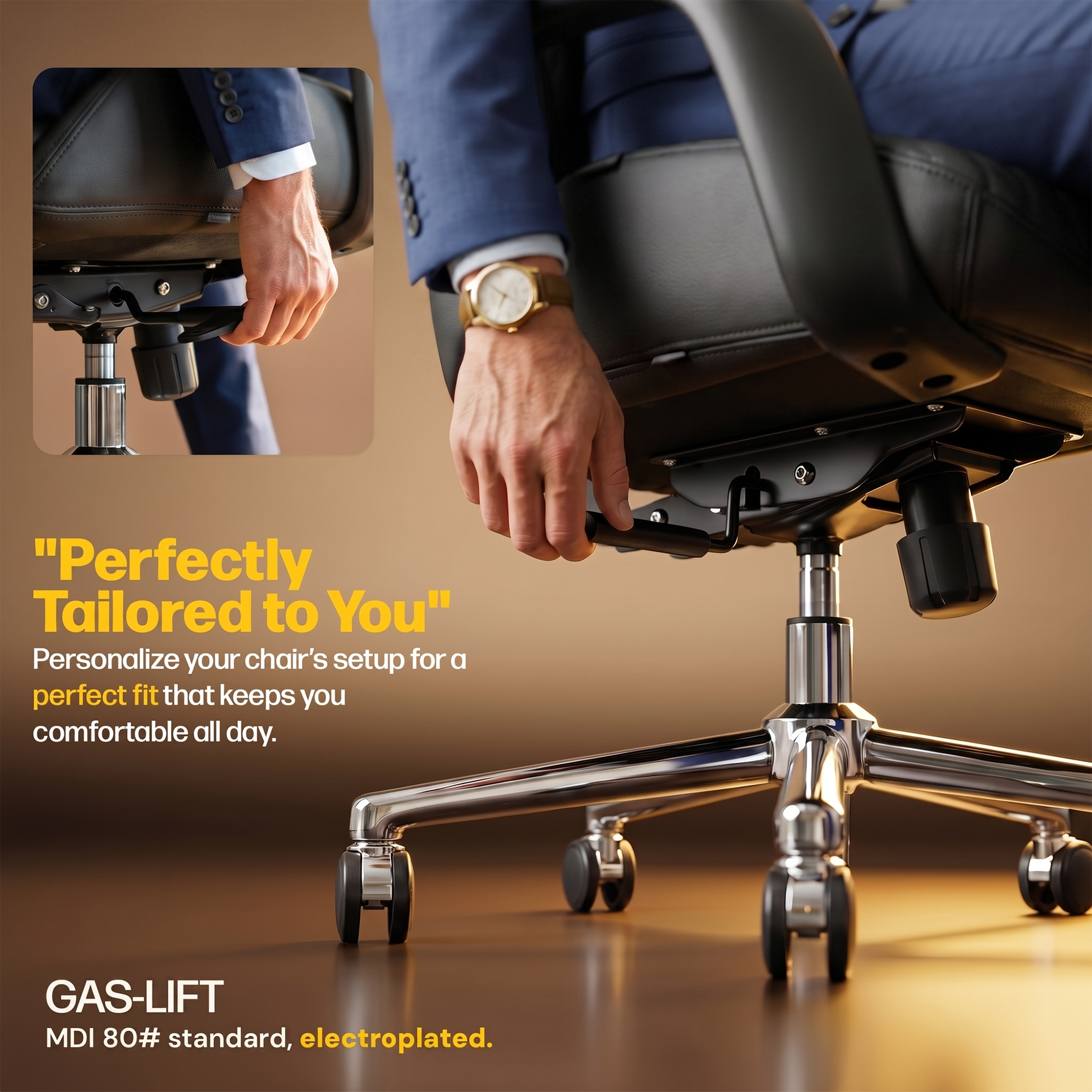 Drogo Levente Premium Ergonomic Office Chair for Work