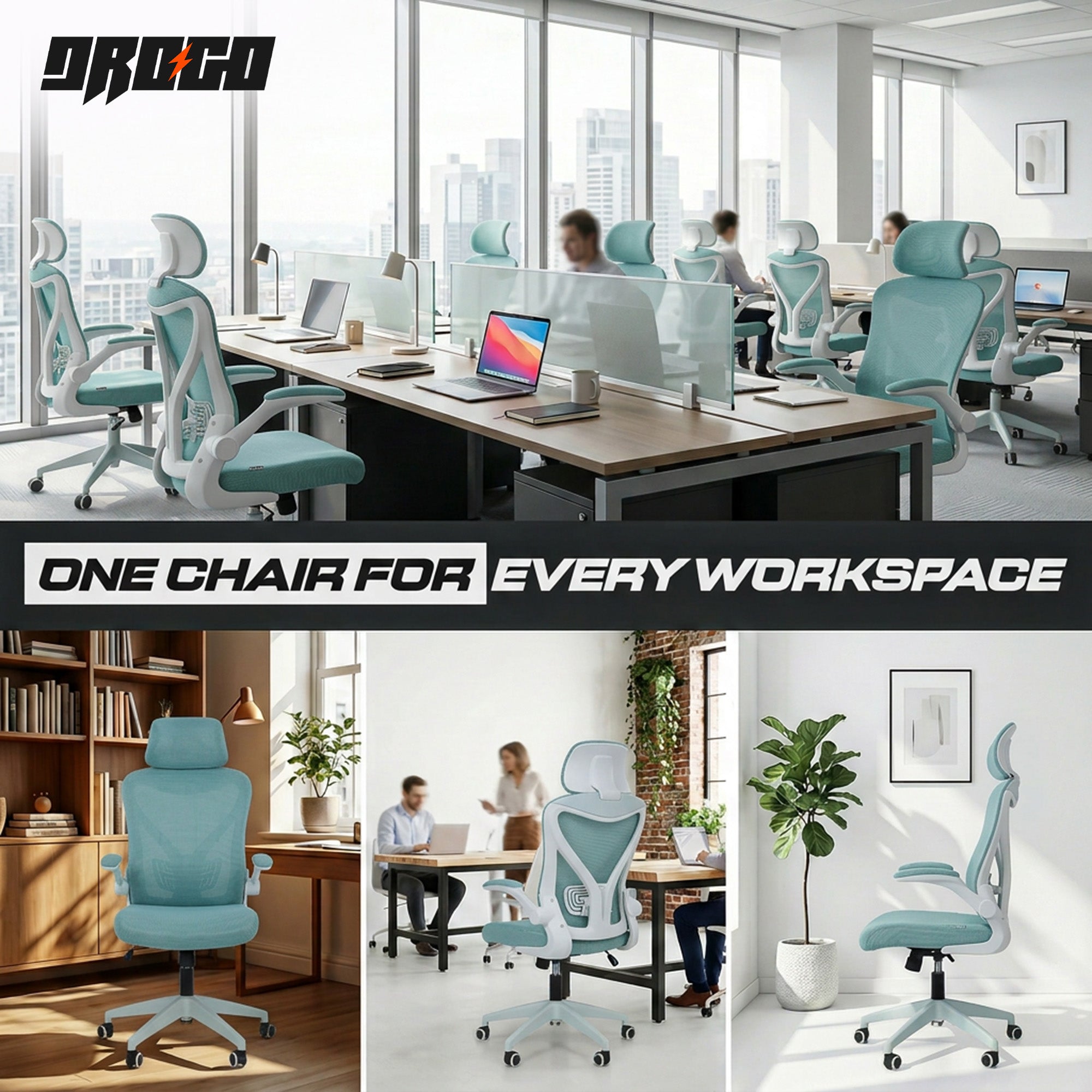 Drogo Marshal Pro Premium Ergonomic Office Chair for Work from Home
