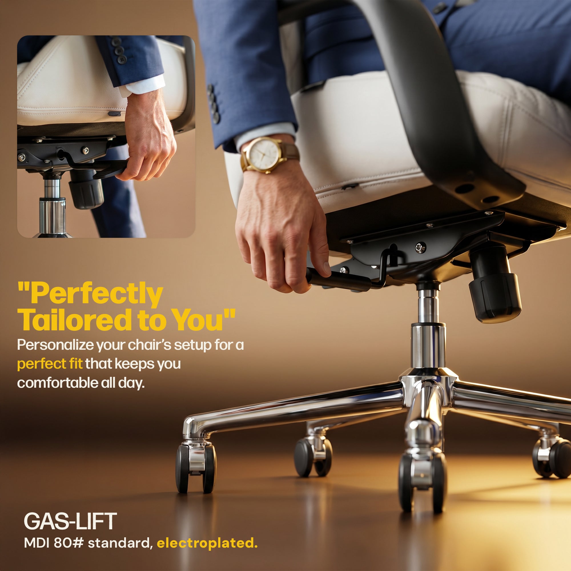 Drogo Levente Premium Ergonomic Office Chair for Work
