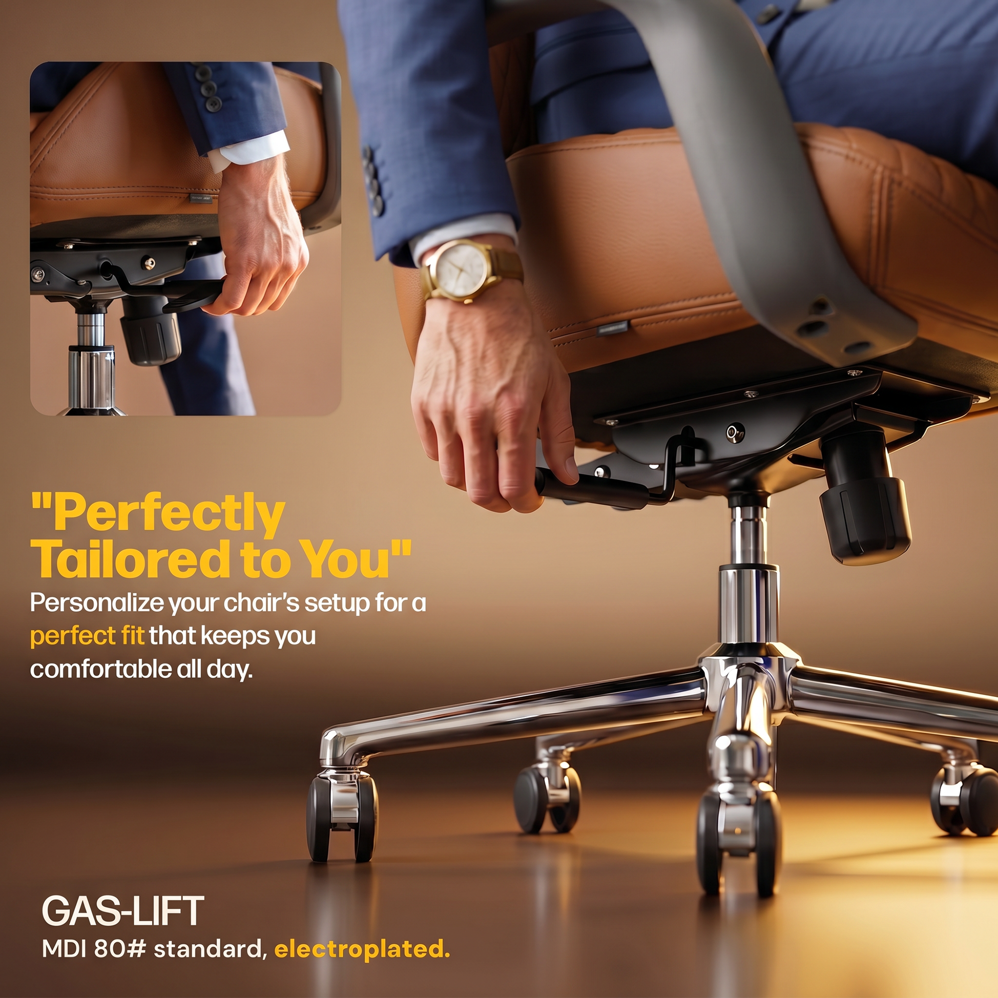 Drogo Levente Premium Ergonomic Office Chair for Work
