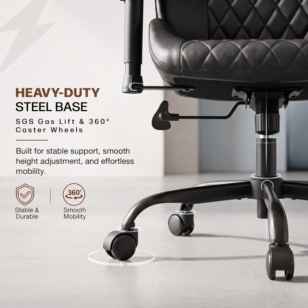 office chair with lumbar support