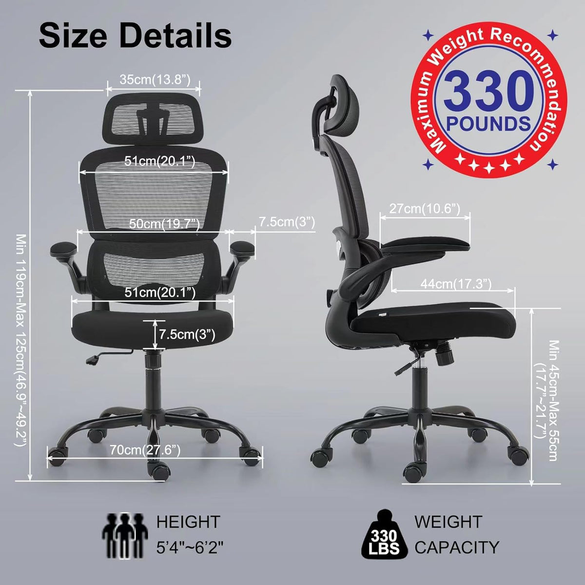 Drogo Premium Ergonomic Office Chair for Computer Chair