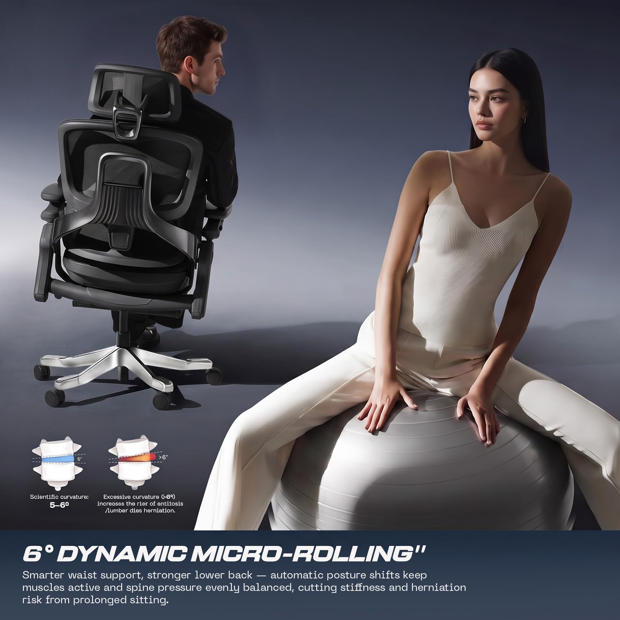 PRE ORDER Drogo ErgoFlow Ultra Ergonomic Office Chair for Work from Home