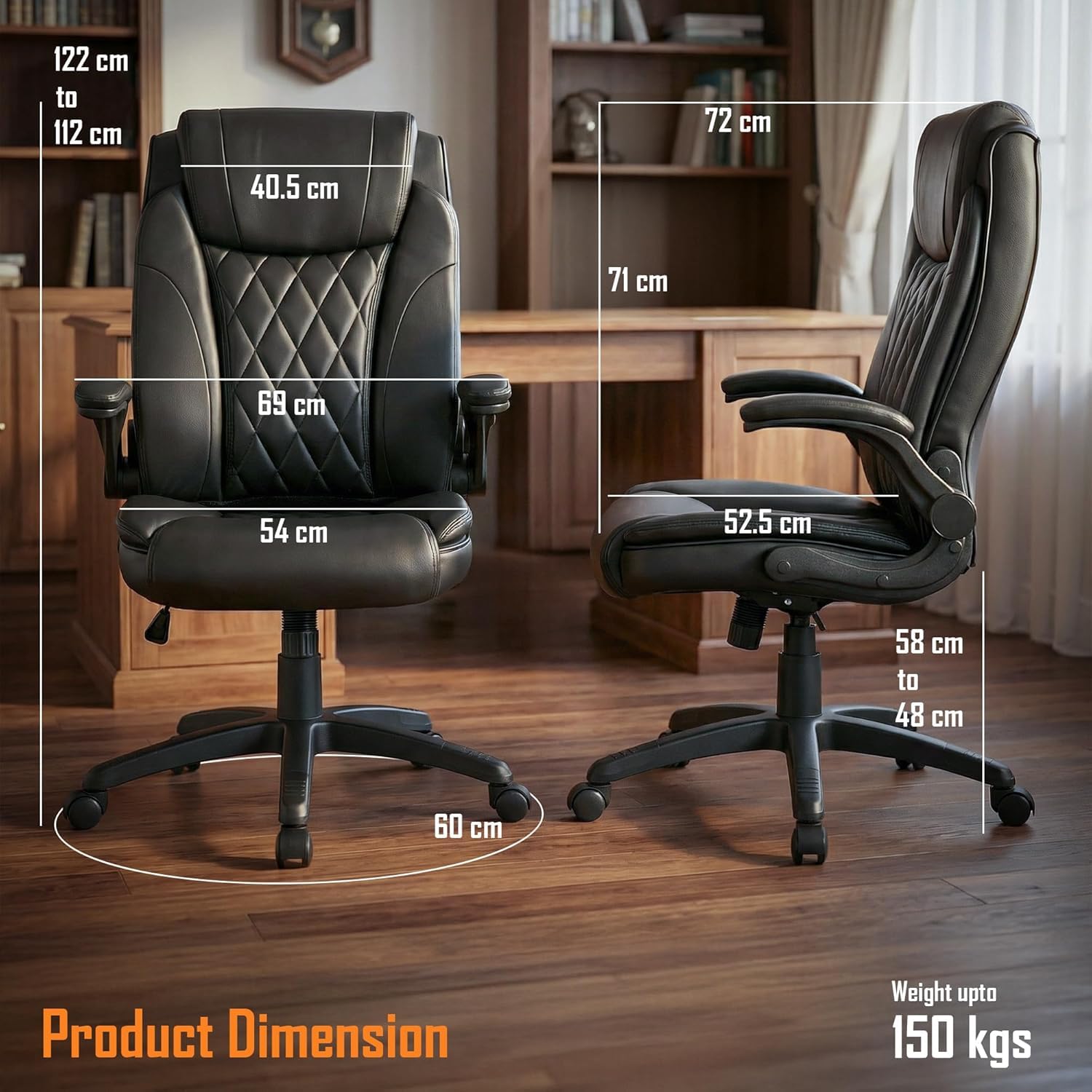 Drogo Dominus Ergonomic Leather Office Chair