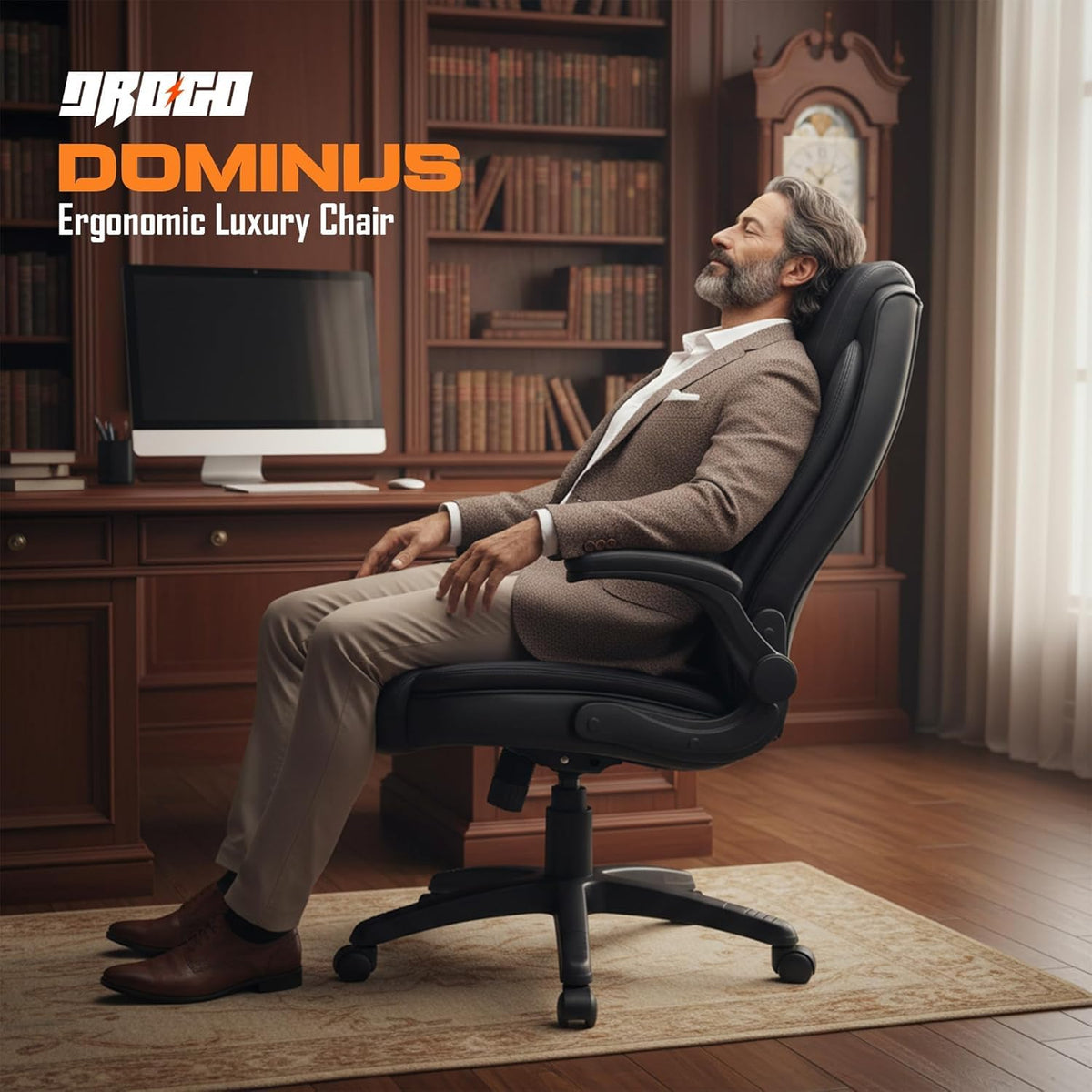 Drogo Dominus Ergonomic Leather Office Chair