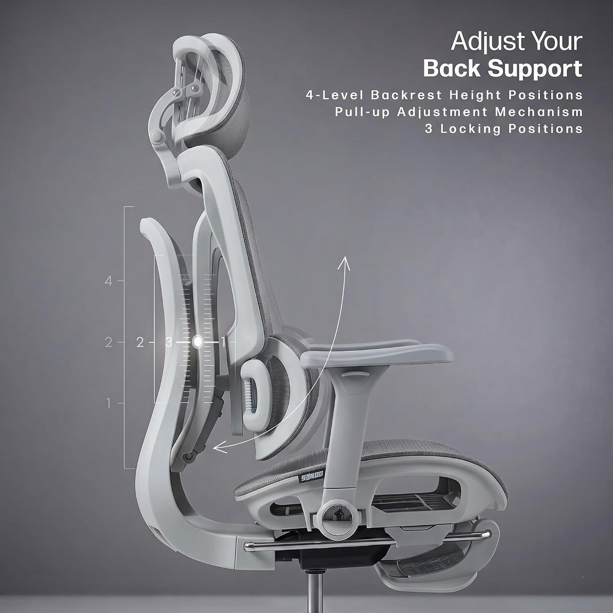 office chair with flip up armrests