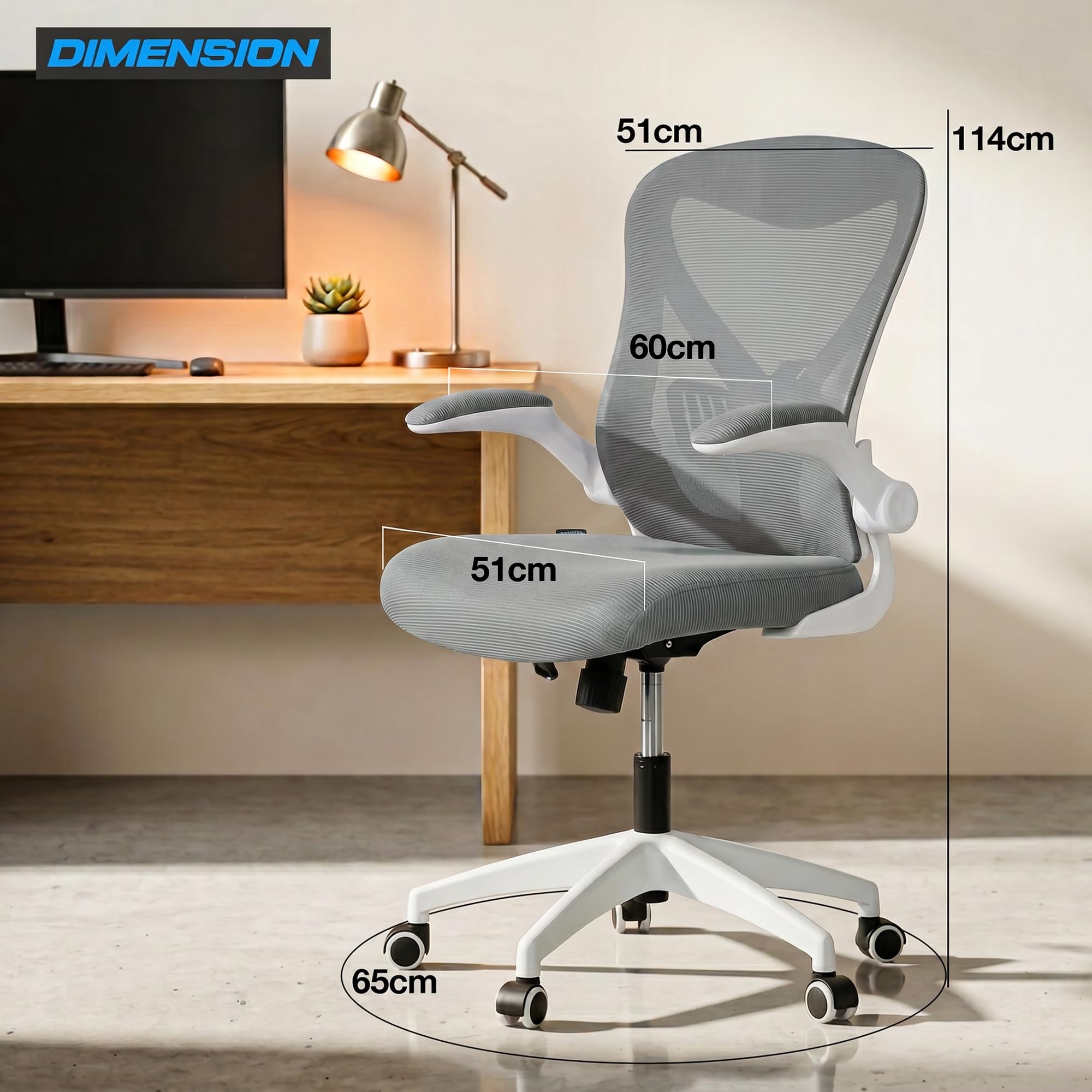 Drogo Marshal Lite Ergonomic Office Chair for Work from Home
