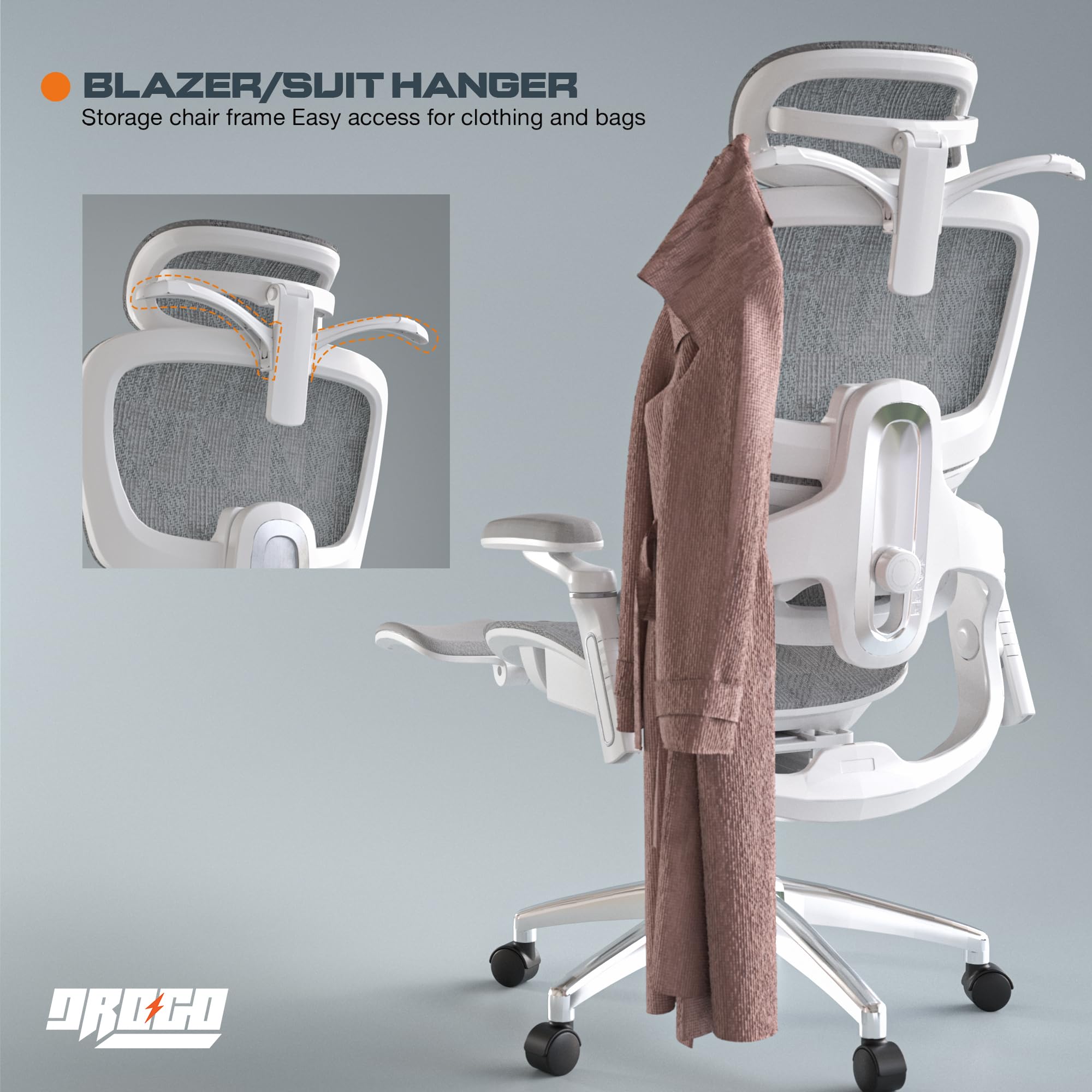 Drogo Evo Lounge Office Chair for Work from Home, Ergonomic Computer Chair