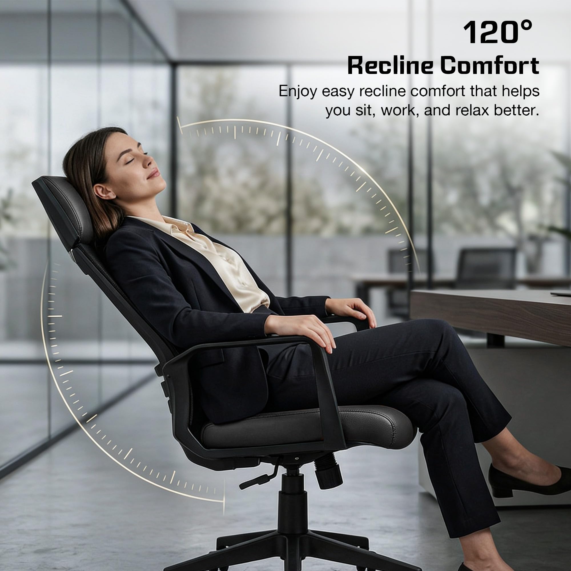 Drogo Lumina Pro Ergonomic Adjustable Office Chair for Work at Home