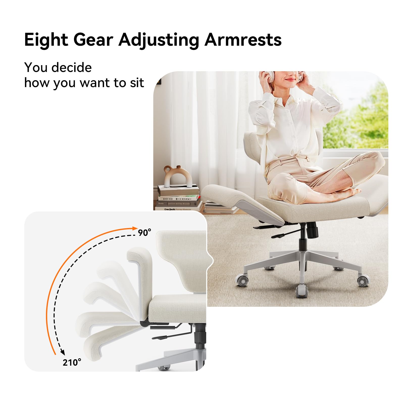 Drogo Freedom-X Multi-Position Cross Legged Office Chair