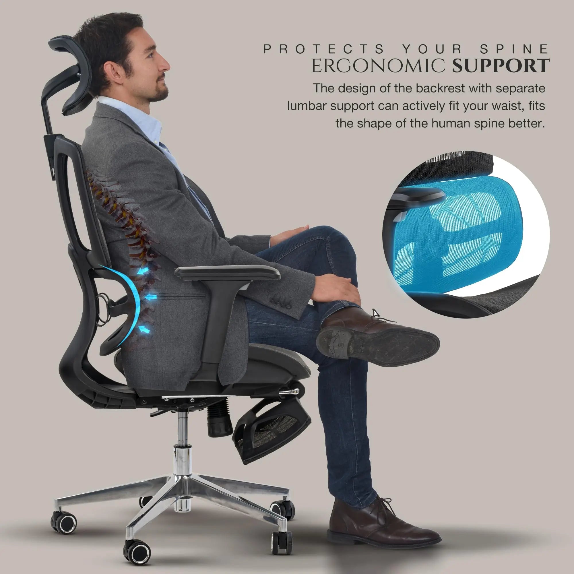 Ergonomic Office Charcoal Office Chair Ergonomic Medium