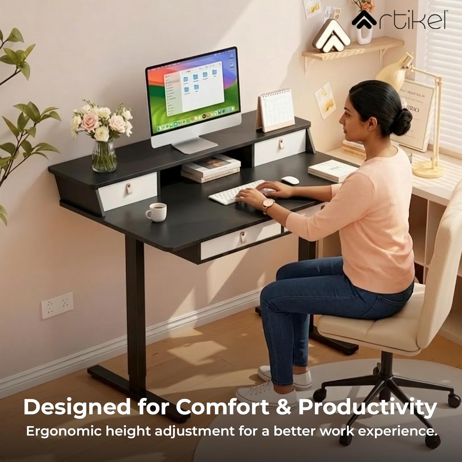 Drogo Valor Electric Height Adjustable Standing Desk Drogo