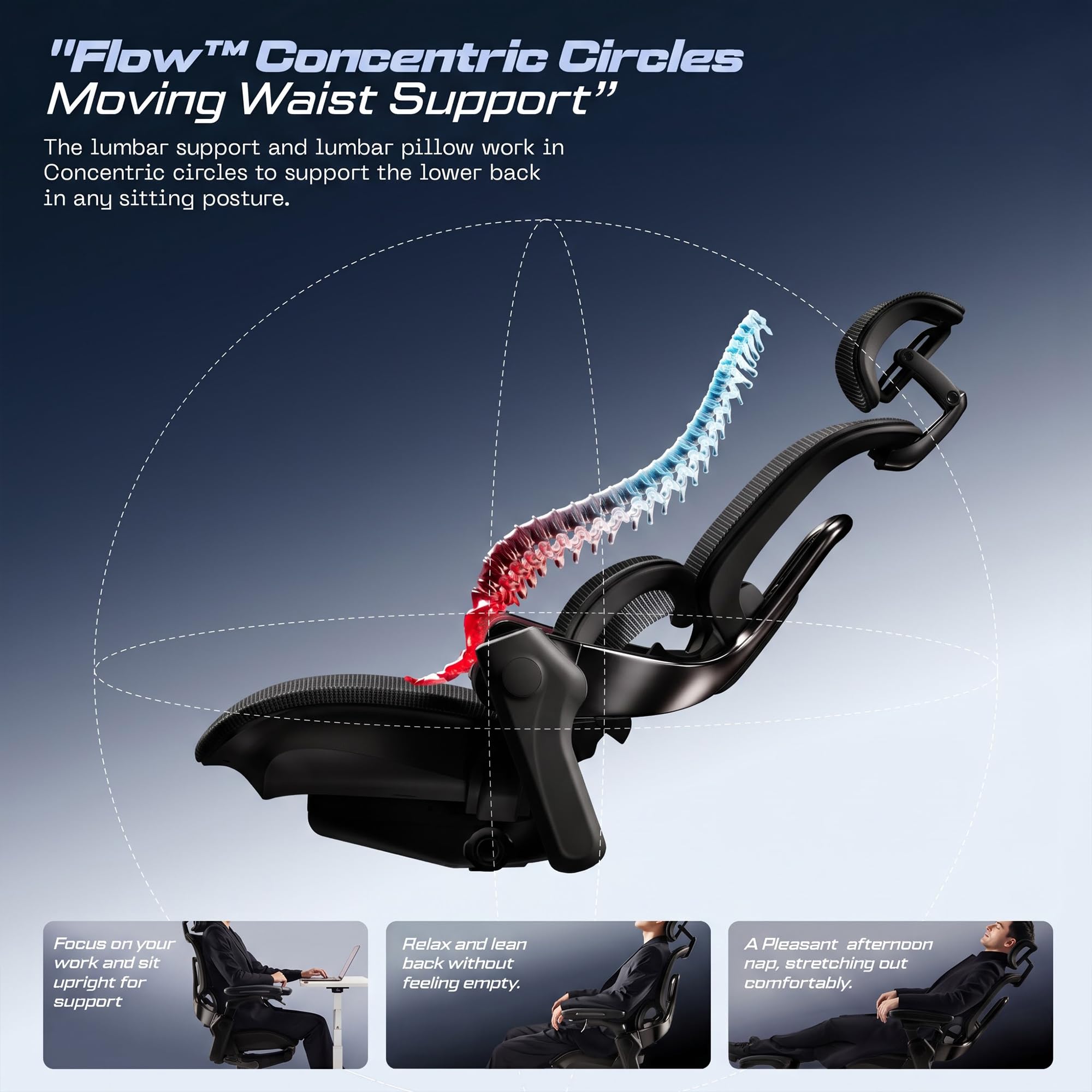 PRE ORDER Drogo ErgoFlow Ultra Ergonomic Office Chair for Work from Home