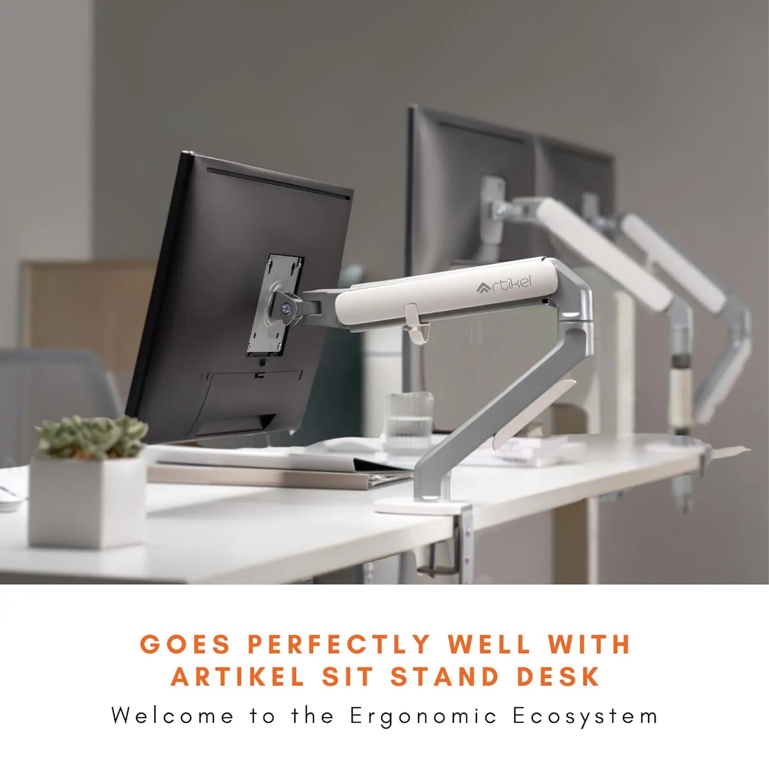 Drogo Monitor Desk Mount Adjustable Spring Assisted Monitor Arm Drogo India