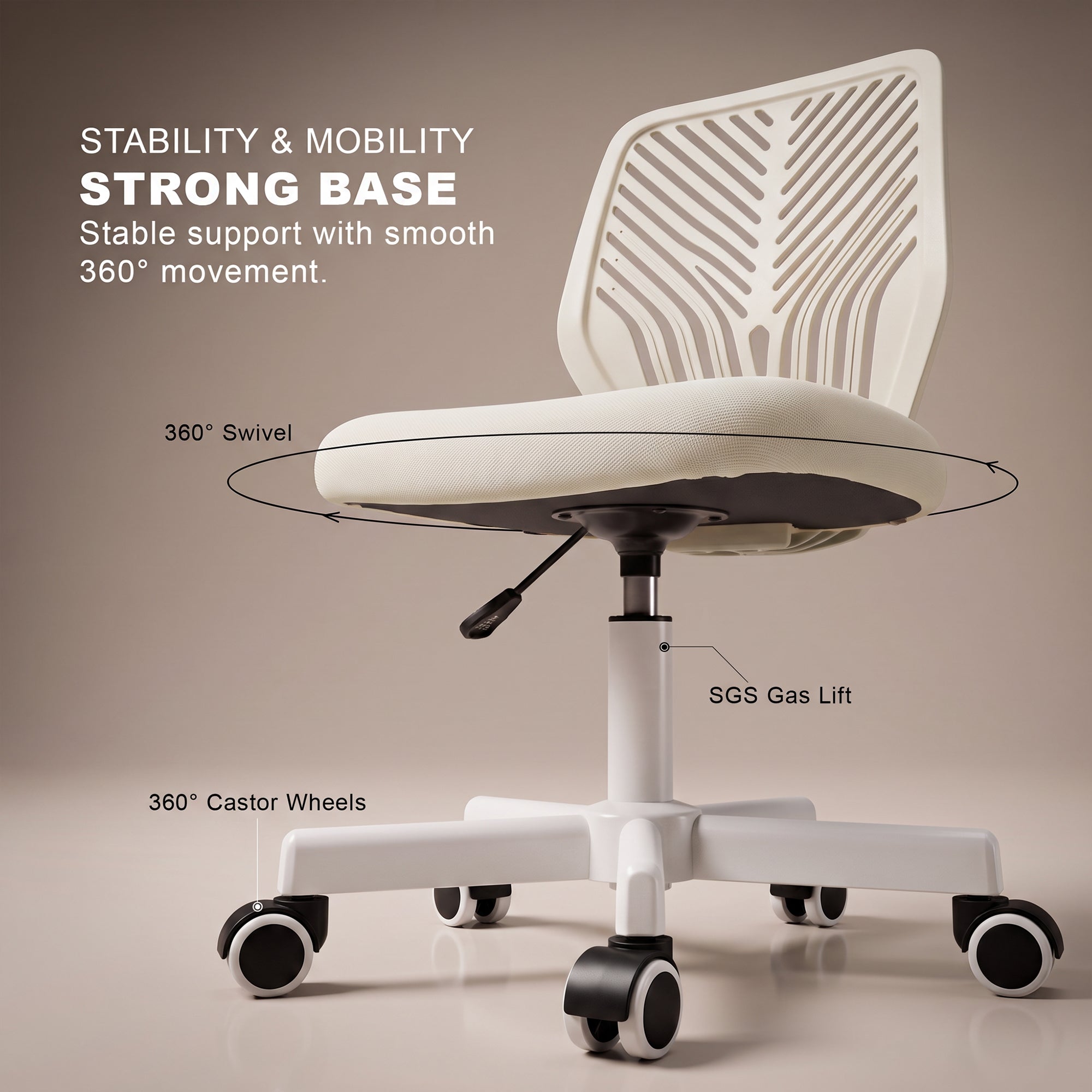 Drogo Ergonomic Small Study Computer Chairs for Girls Boys Teens