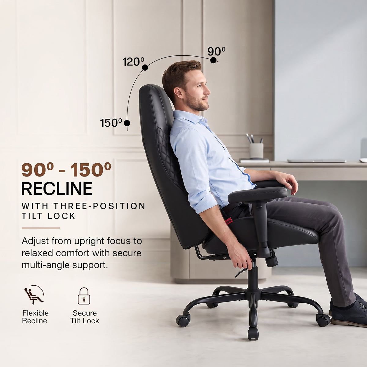 office chair with lumbar support