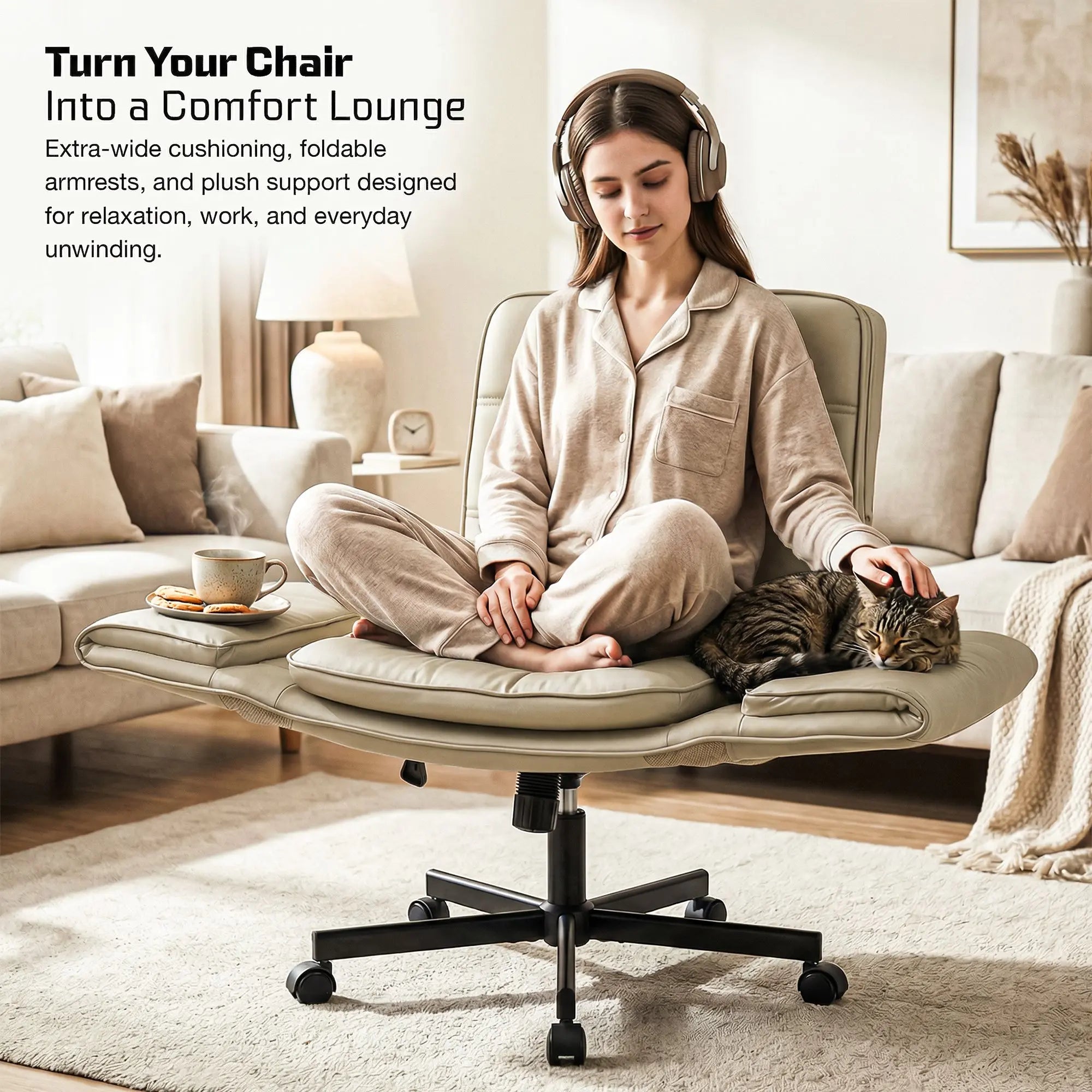 Zen Atora Ergonomic Cross-Legged Chair Drogo India