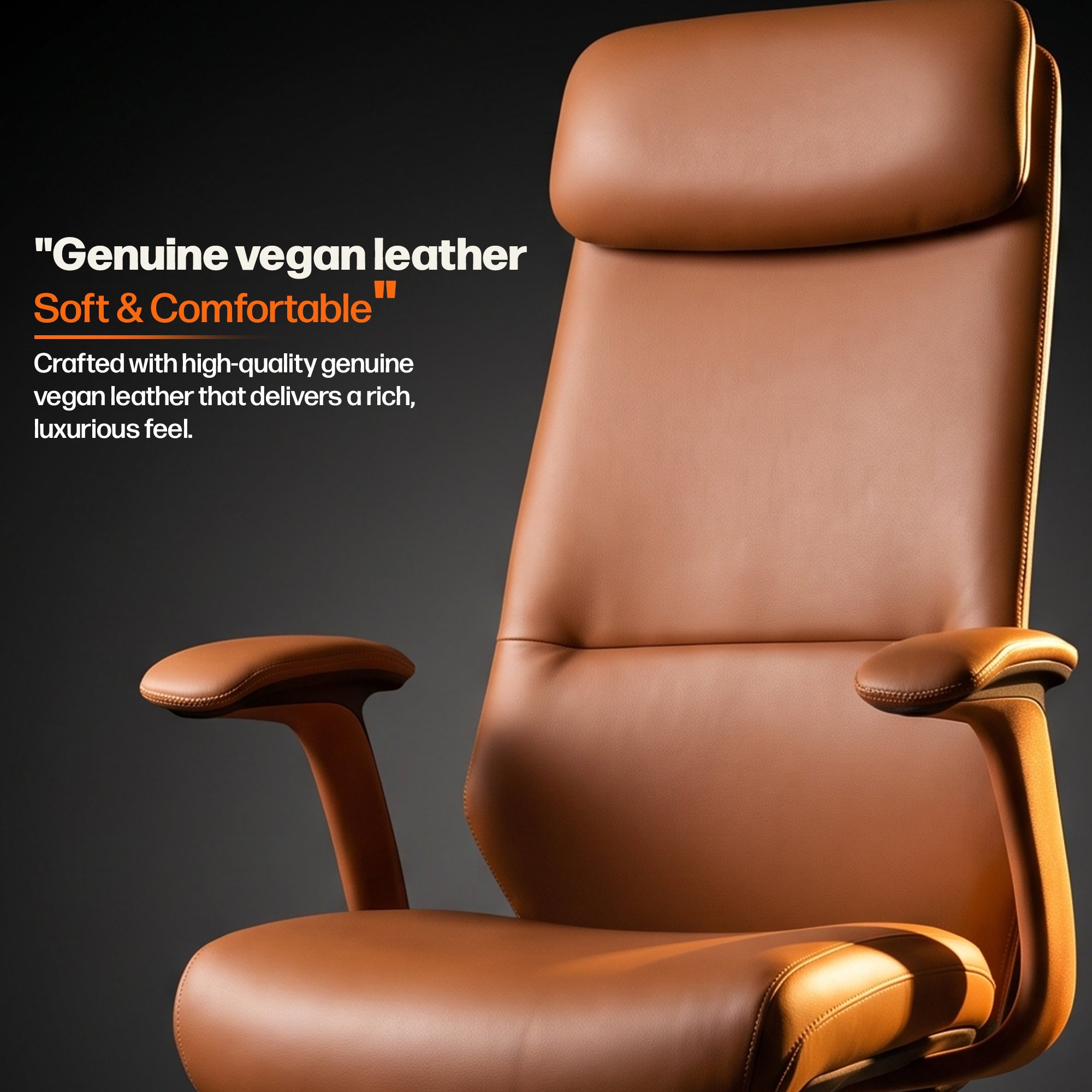 Drogo Ergo Touch Office Chair for Work 2D Headrest