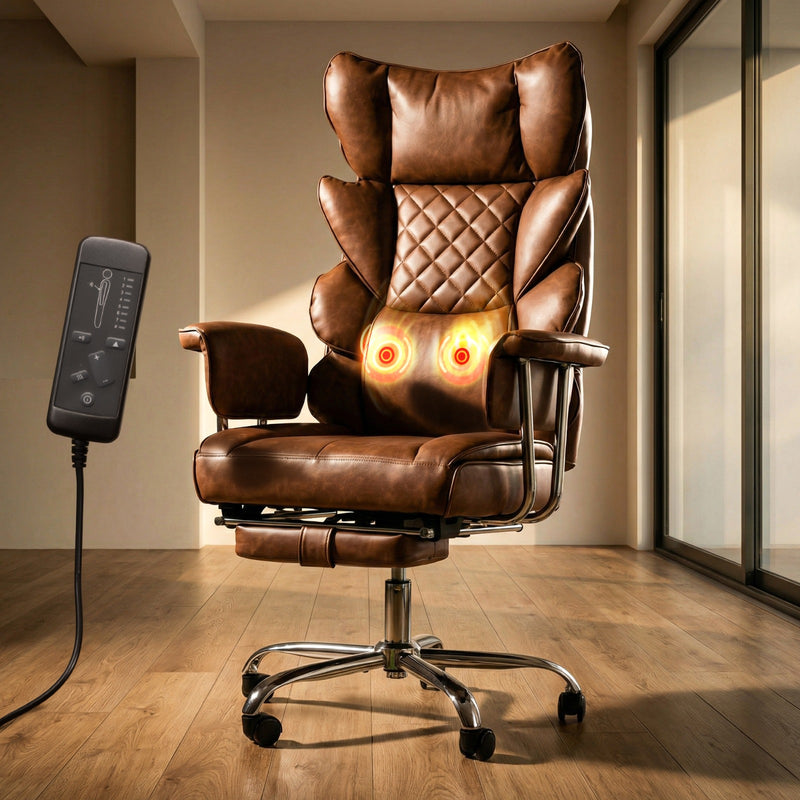 Drogo Monarch X Executive Massage Office Chair with Heat Therapy