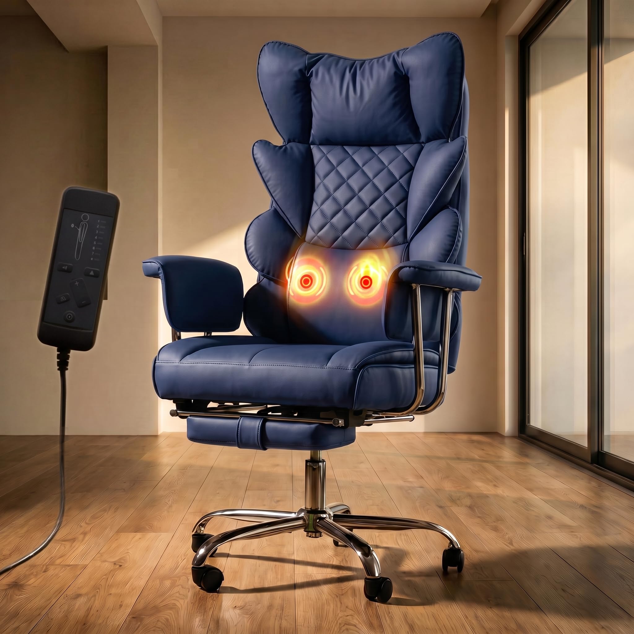 Drogo Monarch X Executive Massage Office Chair with Heat Therapy