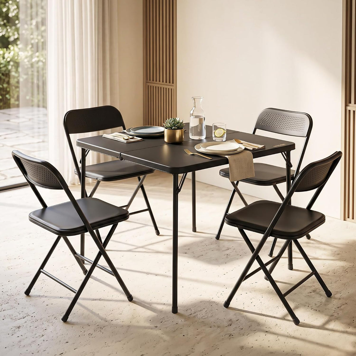 portable picnic table with chairs