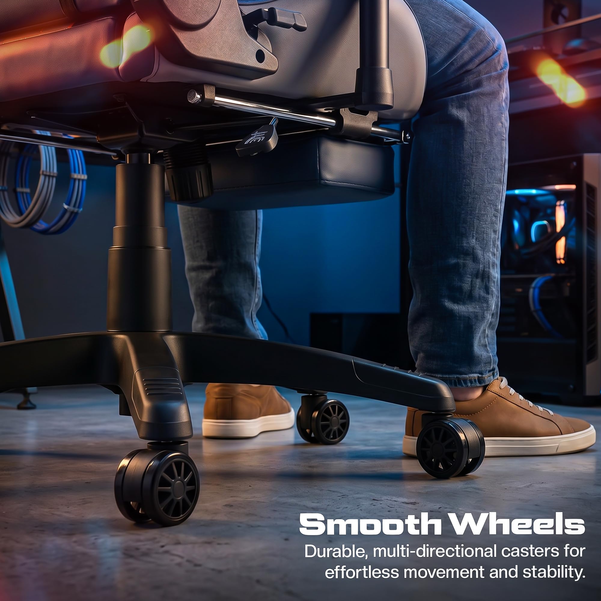Drogo Racer Pro Series Gaming Chair Computer Chair With Pu Leather, Adjustable Seat