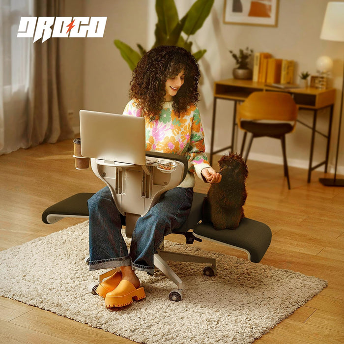 Freedom-X Multi-Position Cross Legged Office Chair (Grey)