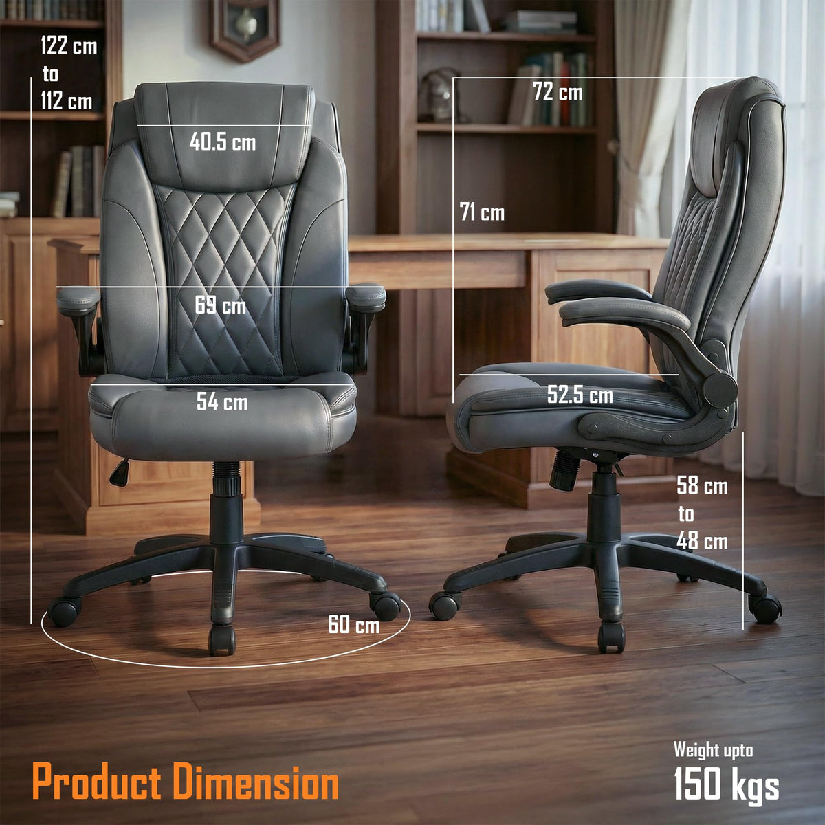 Drogo Dominus Ergonomic Leather Office Chair