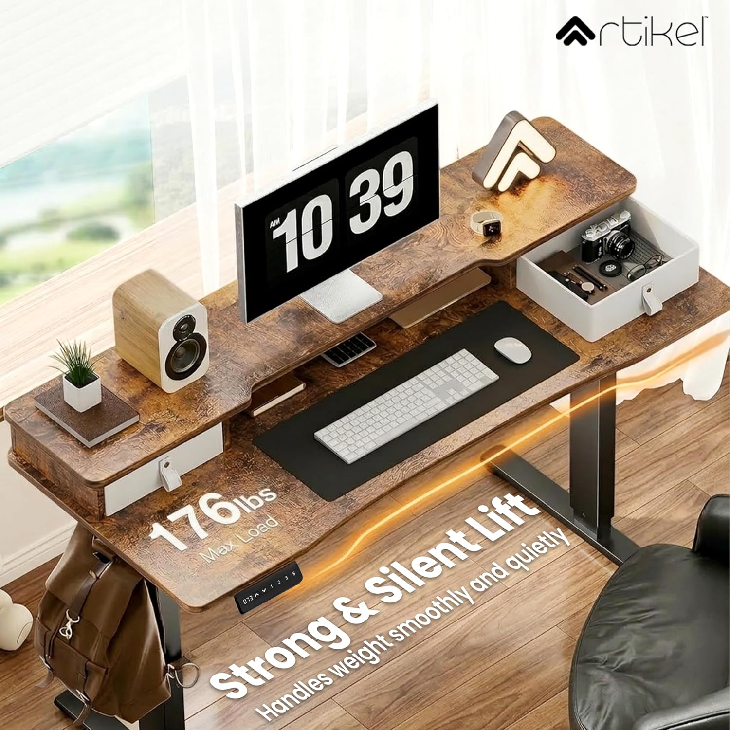 Drogo Valor Lite Electric Height Adjustable Standing Desk Drogo