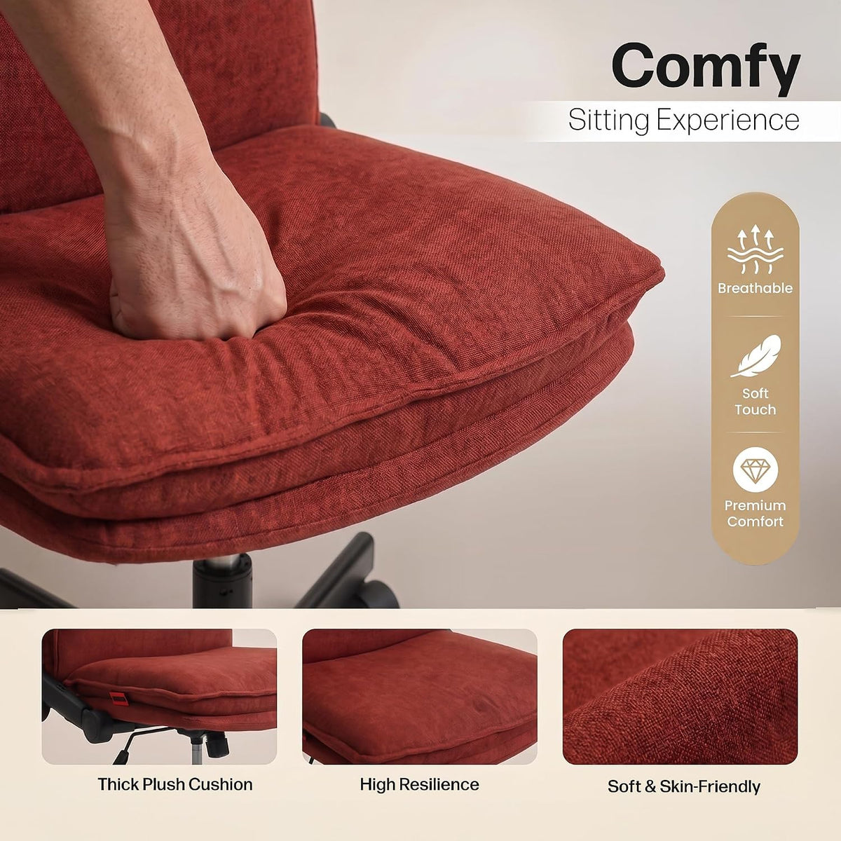 Ergonomic Cross legged Chair
