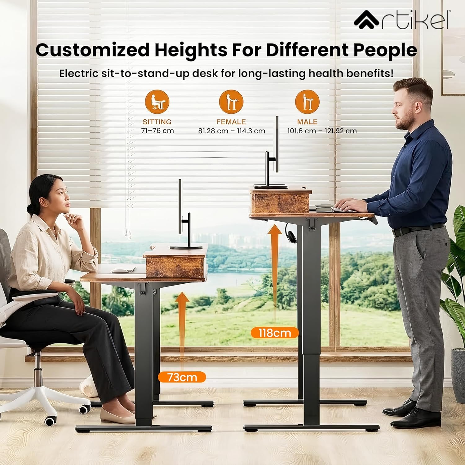 Drogo Valor Lite Electric Height Adjustable Standing Desk Drogo