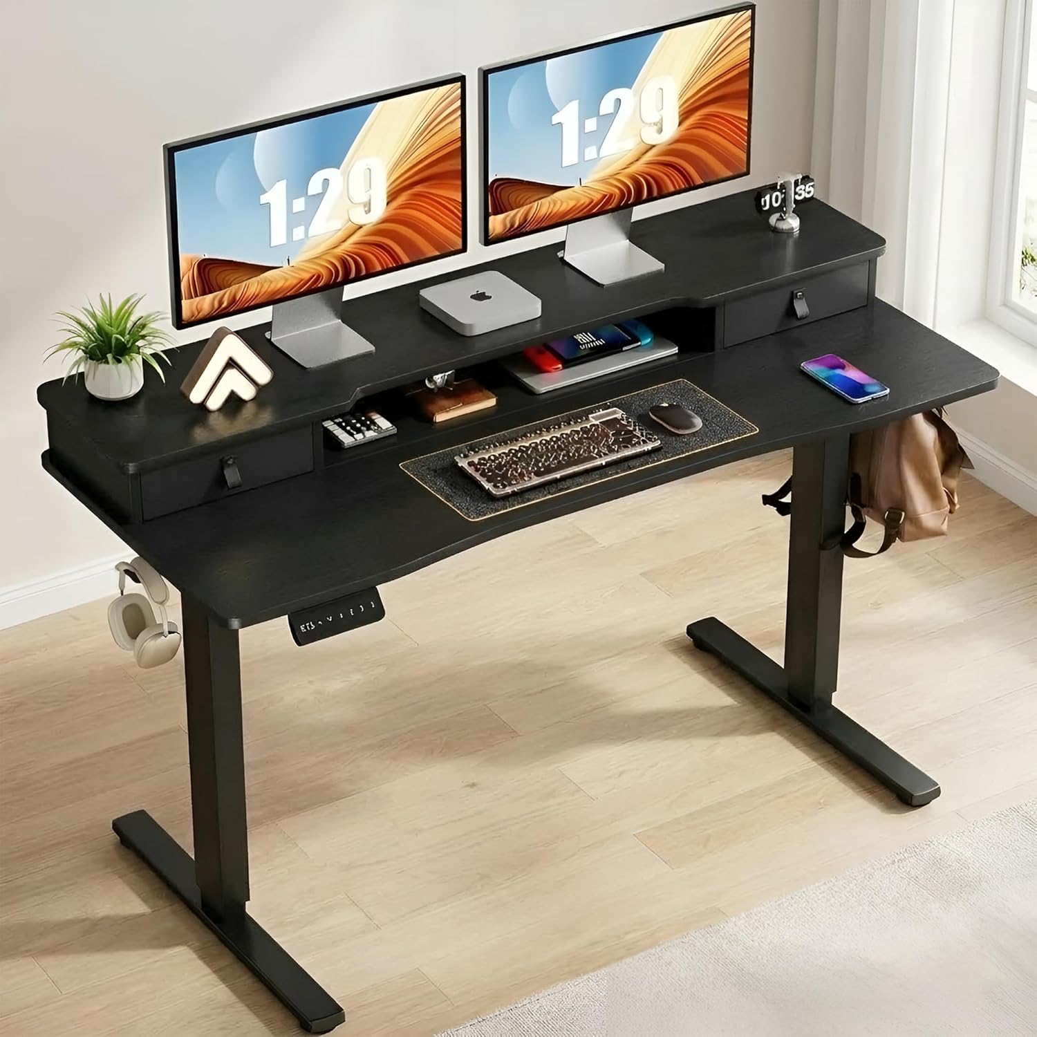 Drogo Valor Lite Electric Height Adjustable Standing Desk (120x60cm) Drogo