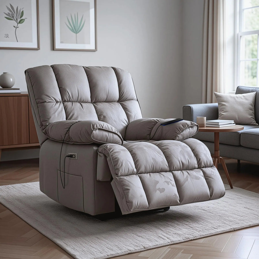 Pre Order Drogo Evo Lounge Oversized Motorised Single Seater Recliner Sofa with Rapid Recline Technology Drogo India