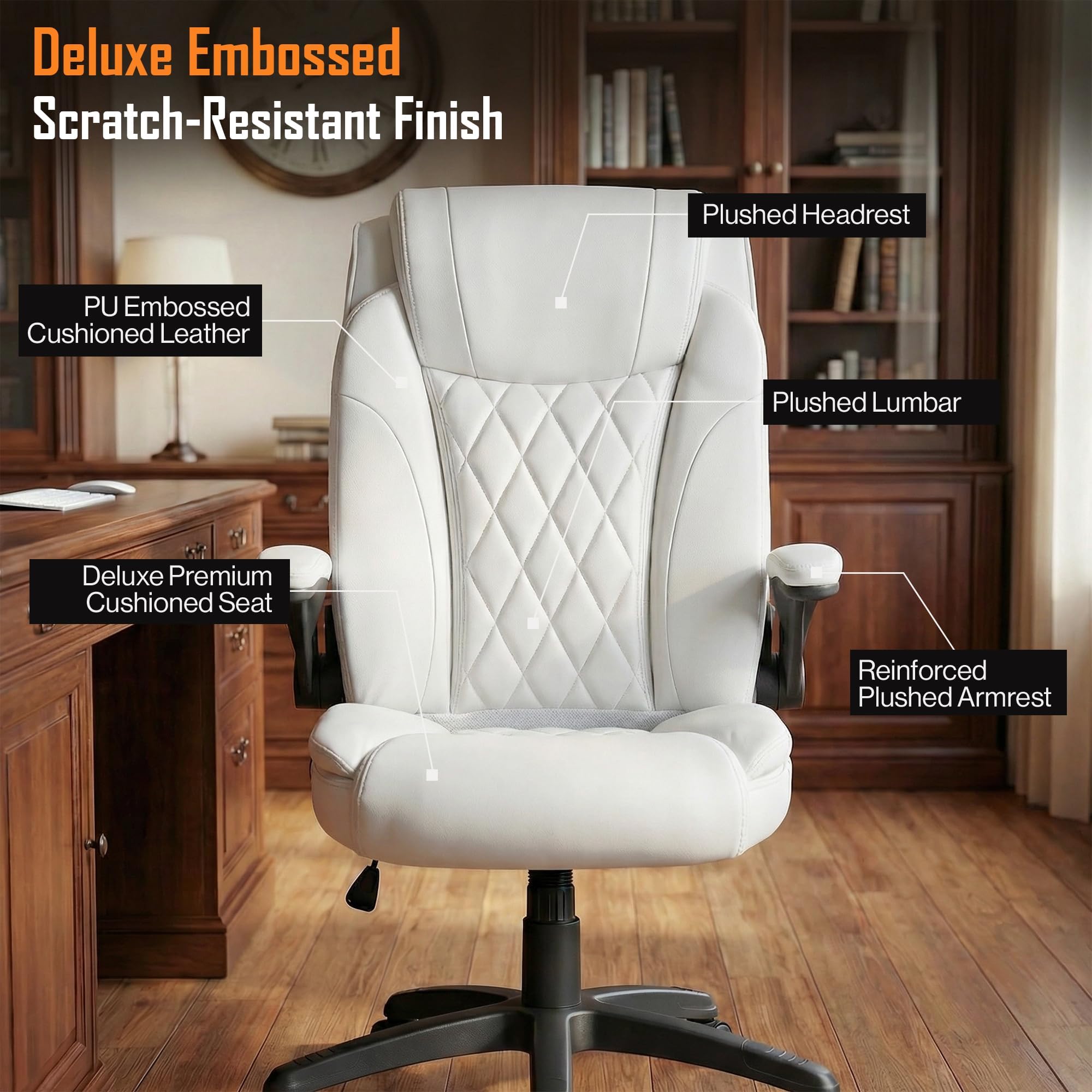Drogo Dominus Ergonomic Leather Office Chair
