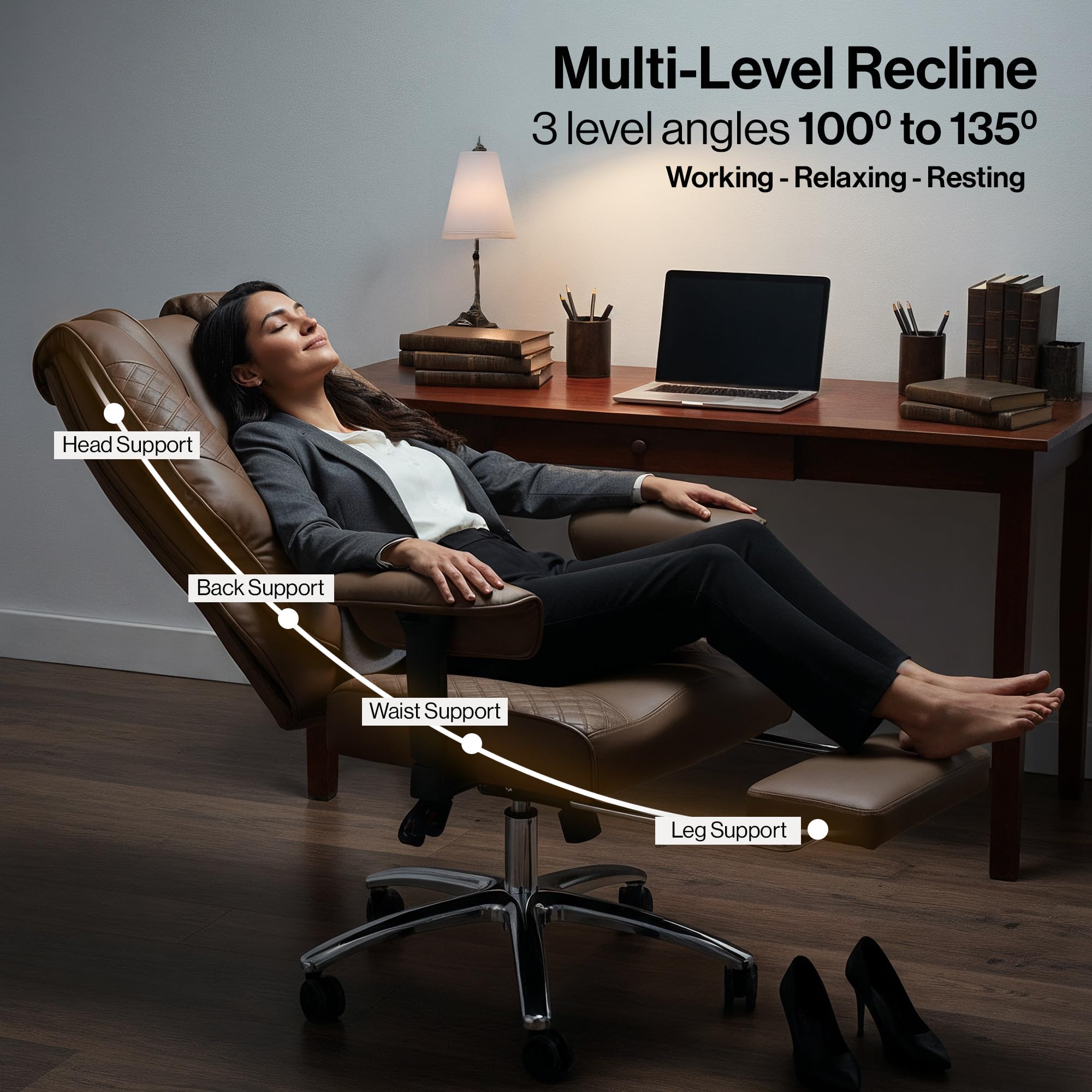 Drogo Monarch Pro Ergonomic Executive Chair for Work from Home