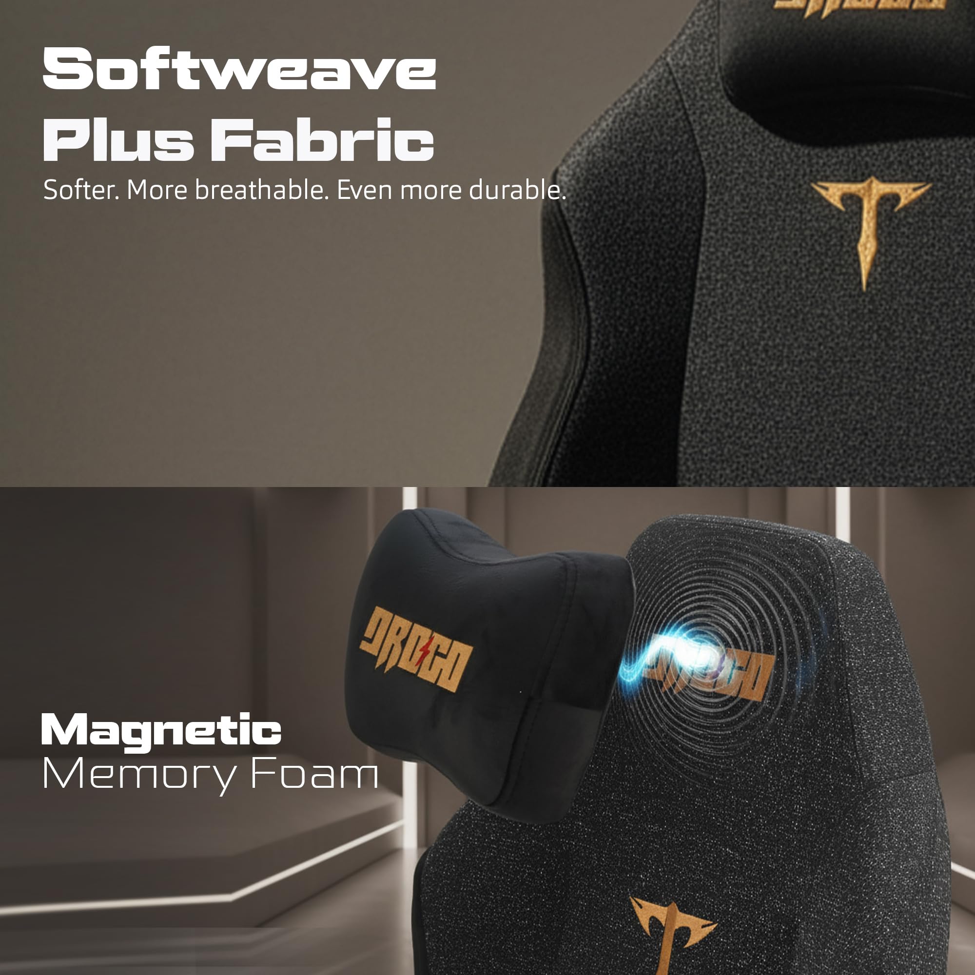 Drogo Titan Ultra Ergonomic Gaming Chair with Soft Weave Mesh Fabric