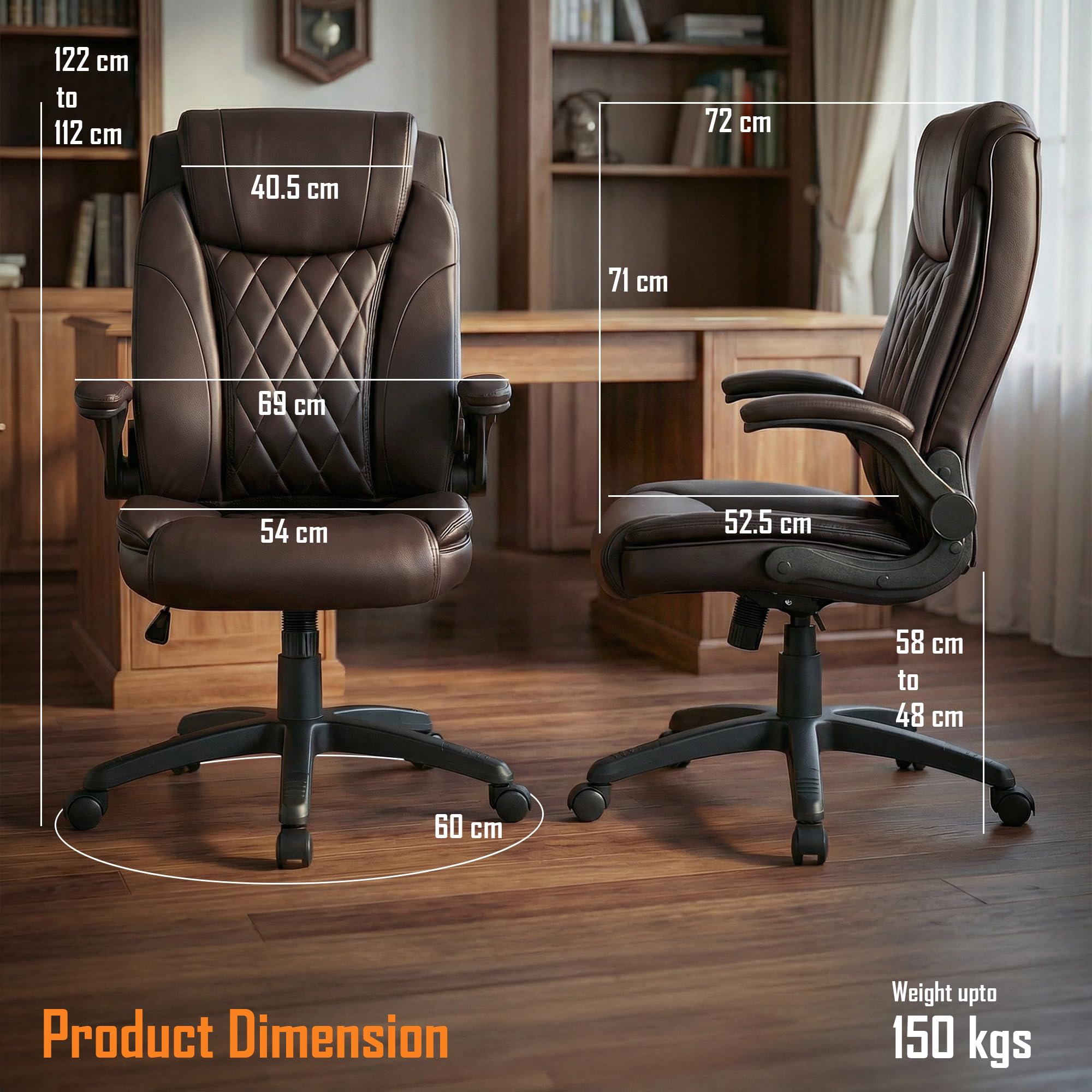 Drogo Dominus Ergonomic Leather Office Chair
