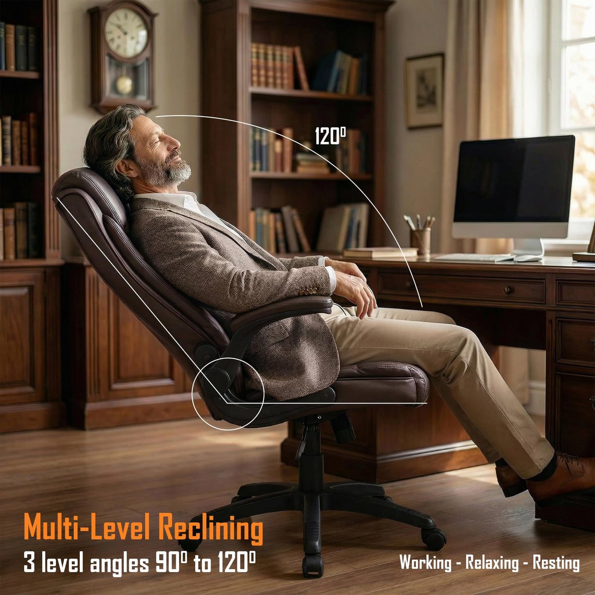 Drogo Dominus Ergonomic Leather Office Chair