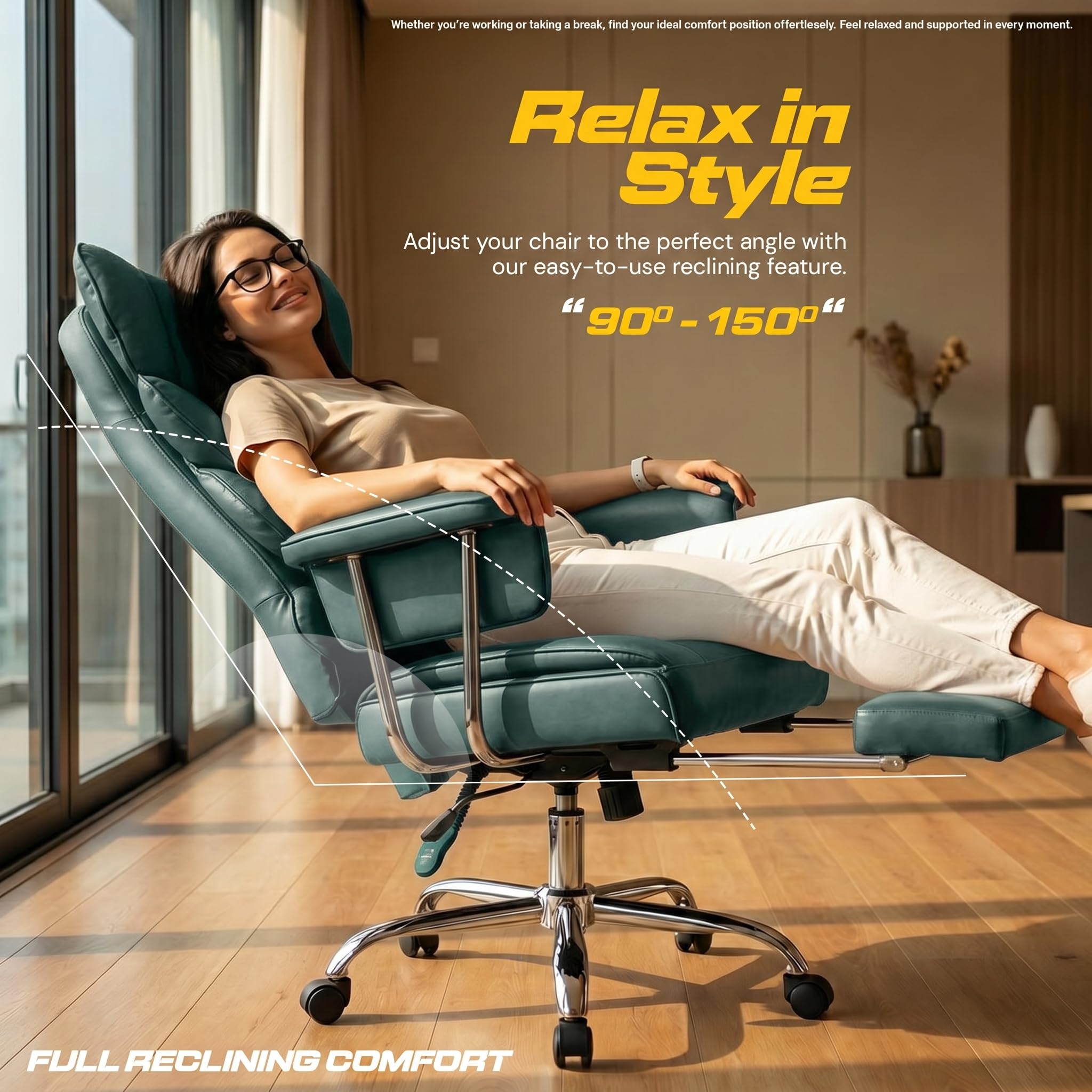 Drogo Monarch X Executive Massage Office Chair with Heat Therapy