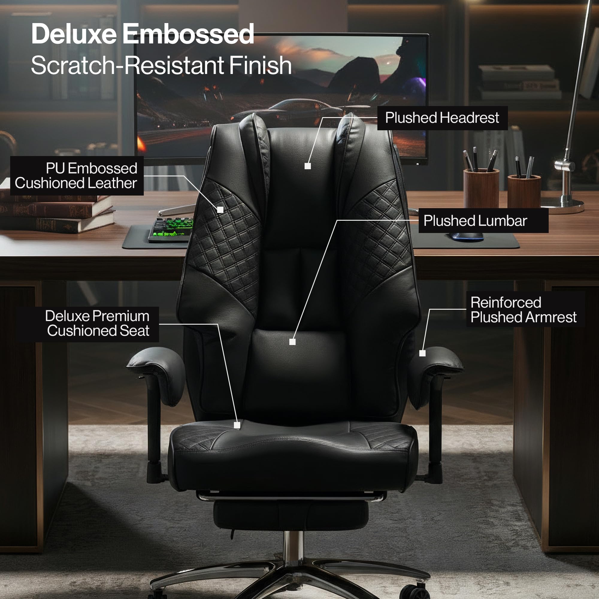 Drogo Monarch Pro Ergonomic Executive Chair for Work from Home