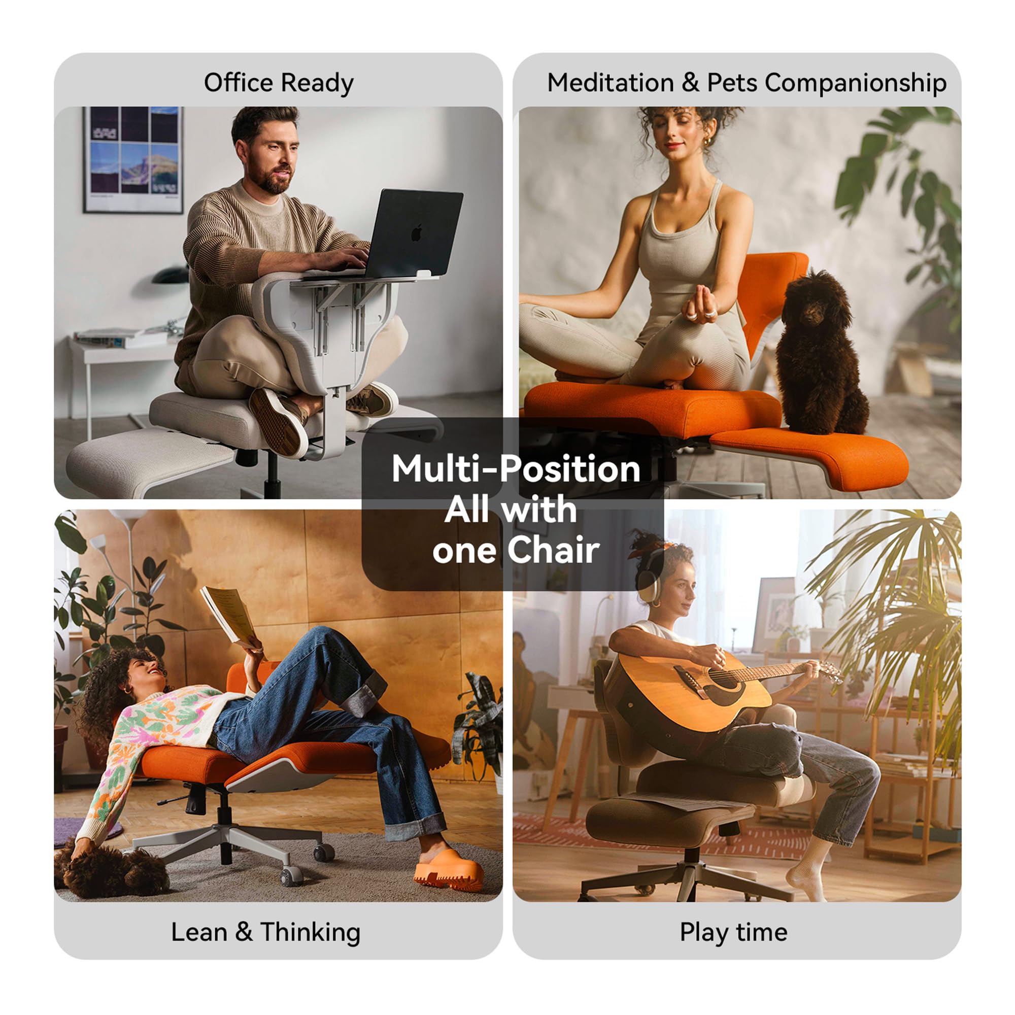 Drogo Freedom-X Multi-Position Cross Legged Office Chair