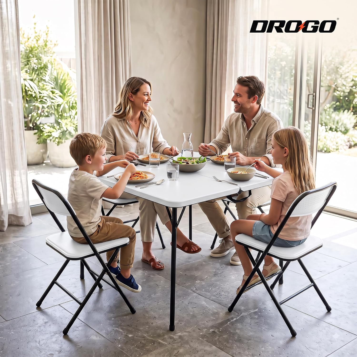 camping table with chairs set