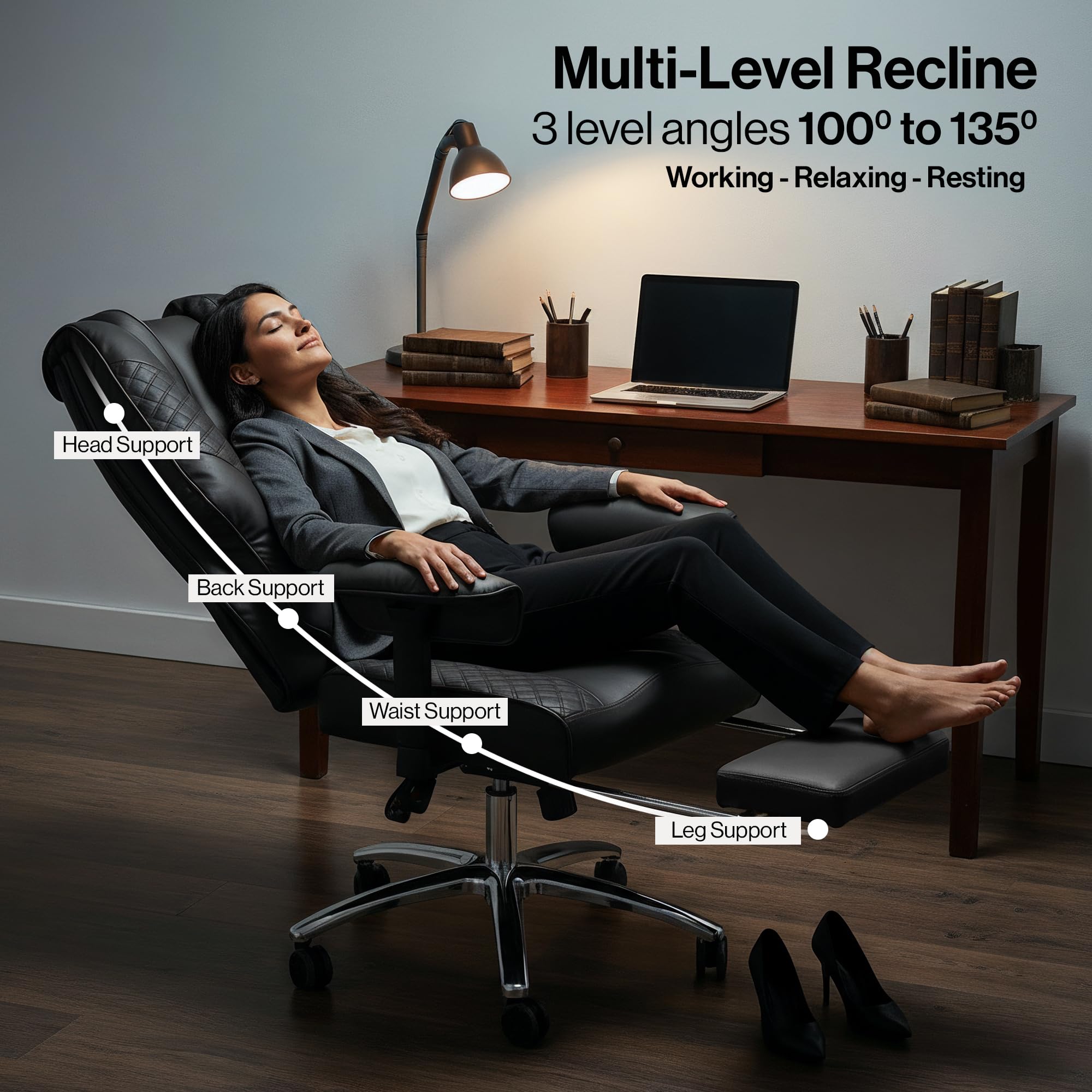 Drogo Monarch Pro Ergonomic Executive Chair for Work from Home