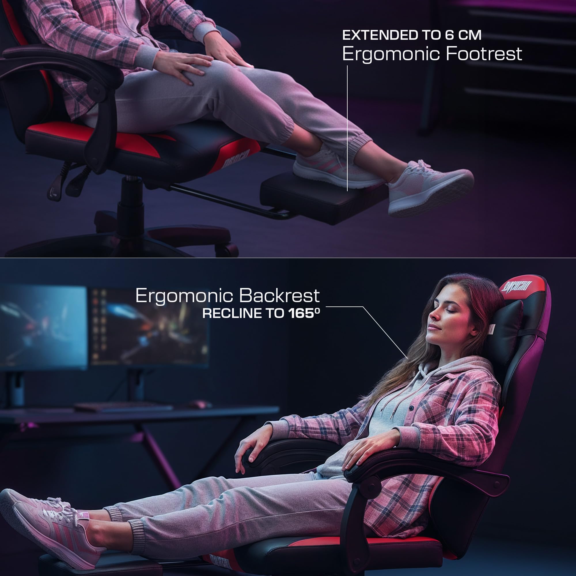 Drogo Auro X1 Ergonomic Gaming Chair with Premium PU Leather Fabric
