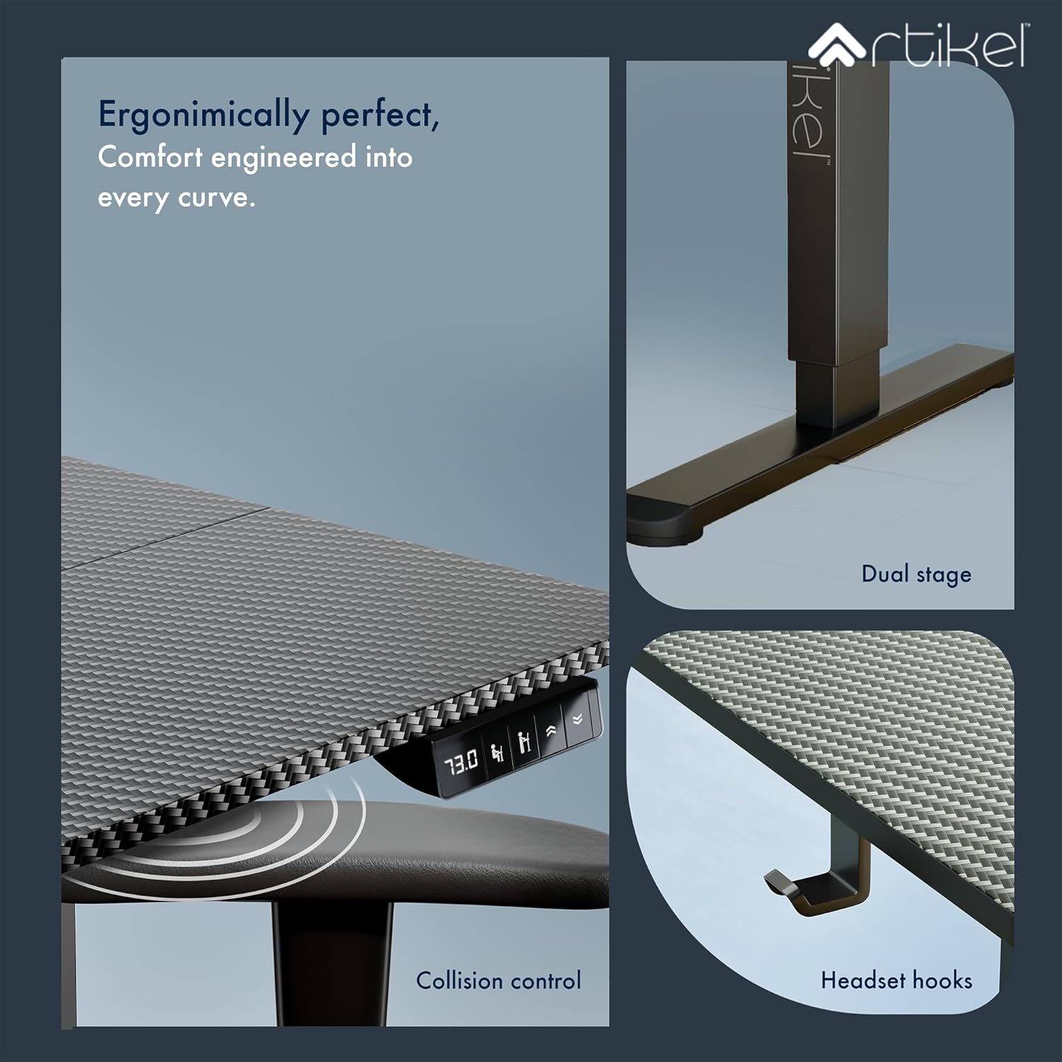 Drogo Eco Electric Height Adjustable Table for Office Work Drogo