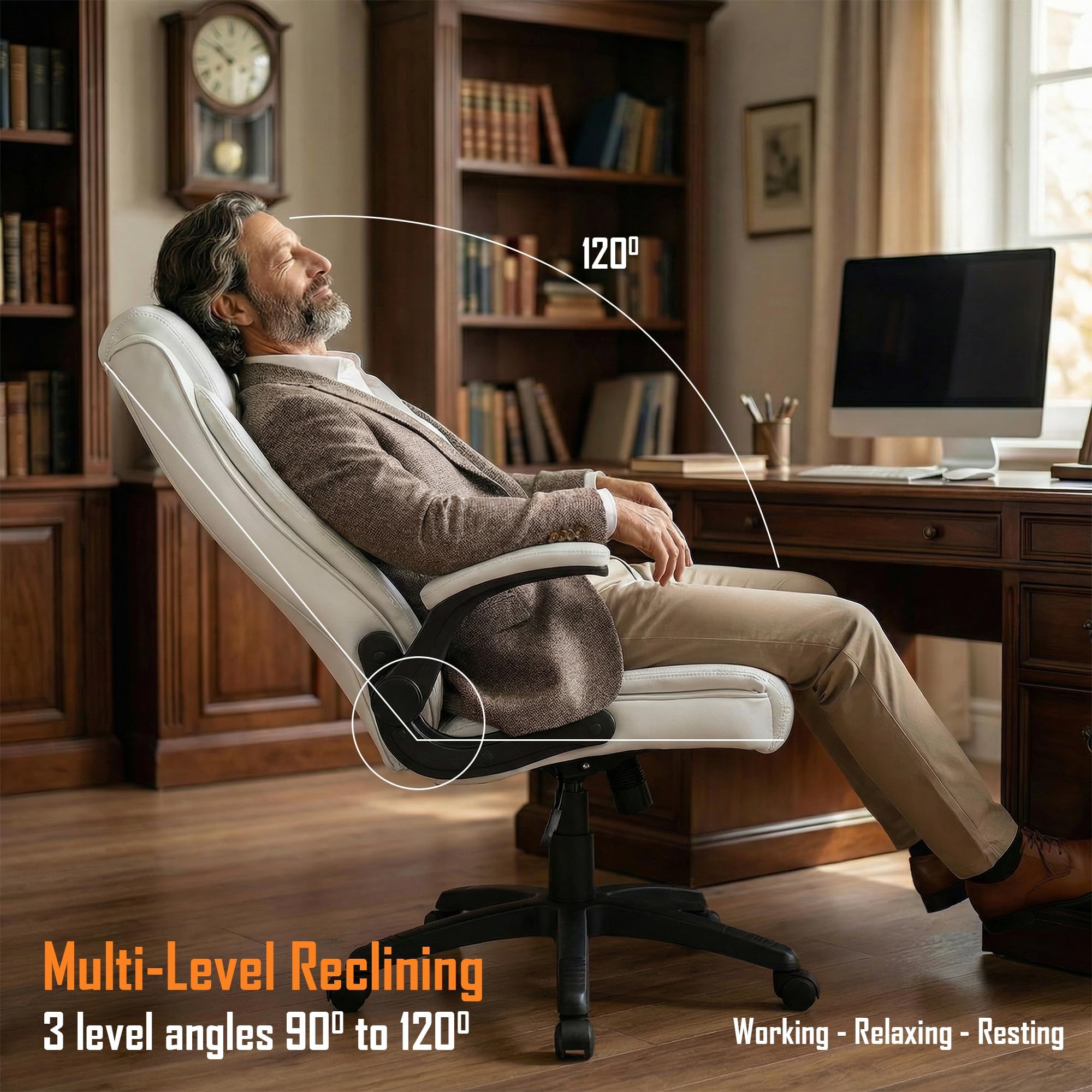 Drogo Dominus Ergonomic Leather Office Chair